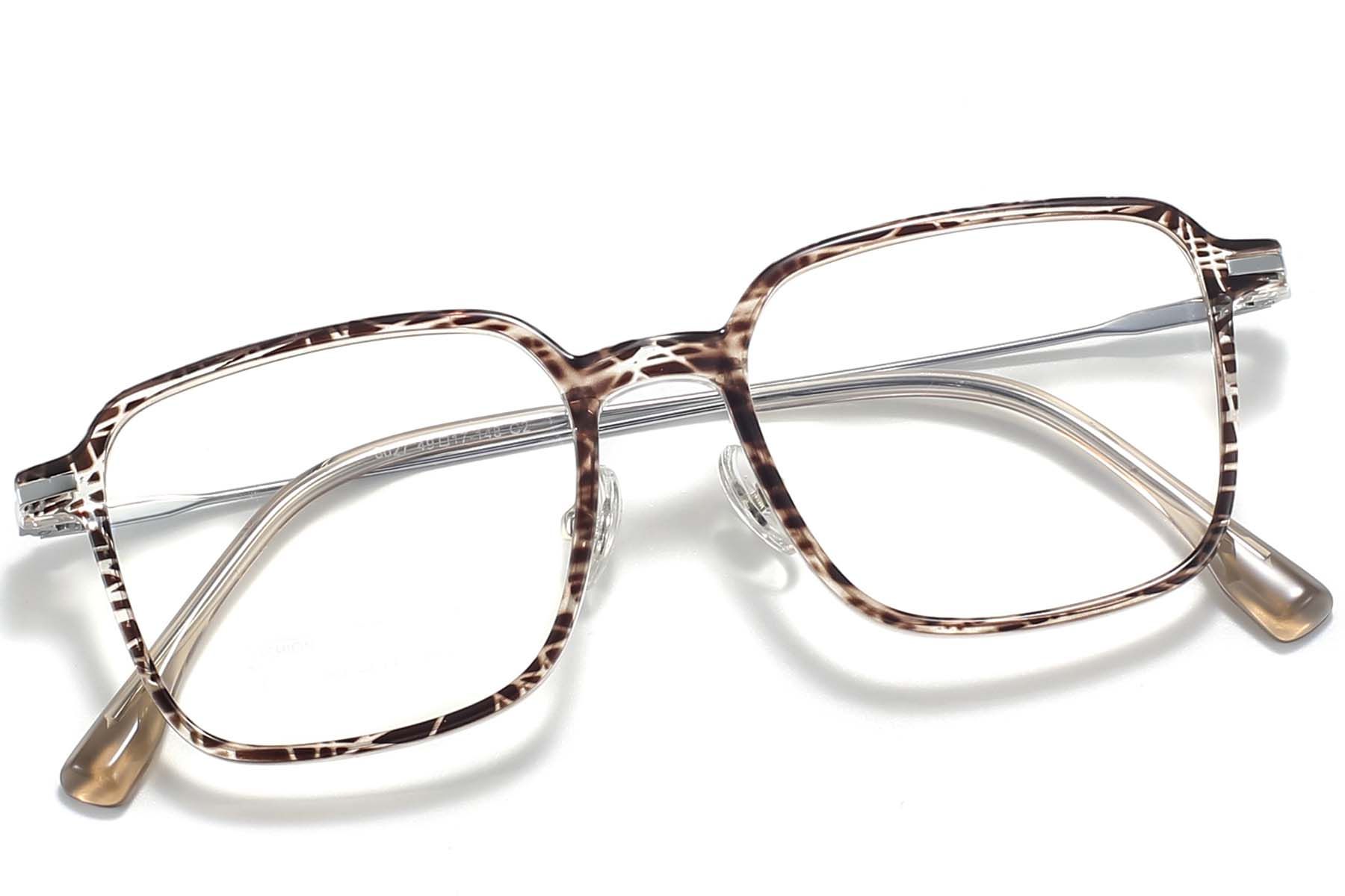 Rectangular Brown TR90 Glasses #BS218-0536