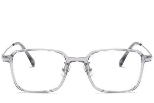 Lunettes rectangulaires grises TR90 #BS218-0538