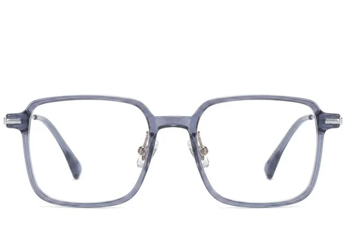 Lunettes rectangulaires bleues TR90 #BS218-0540