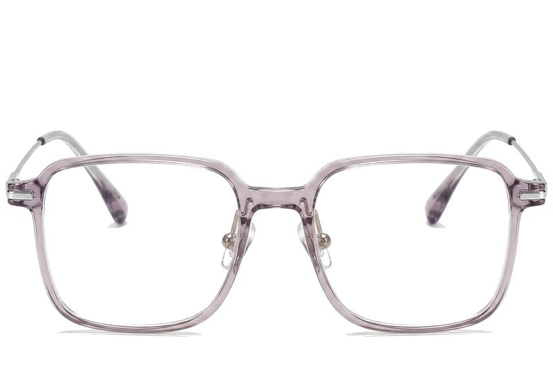 Rectangular Purple TR90 Glasses #BS218-0541