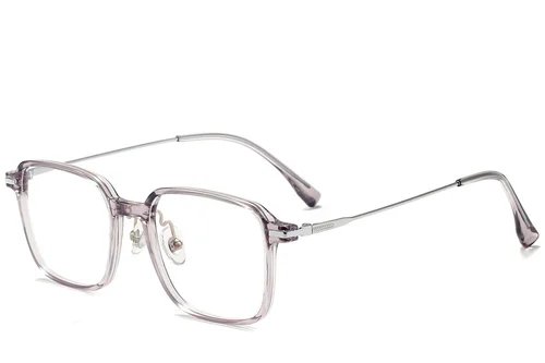 Lunettes rectangulaires violettes TR90 #BS218-0541