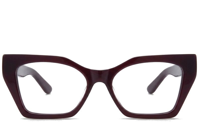 Butterfly Red Acetate Glasses #BS218-0544