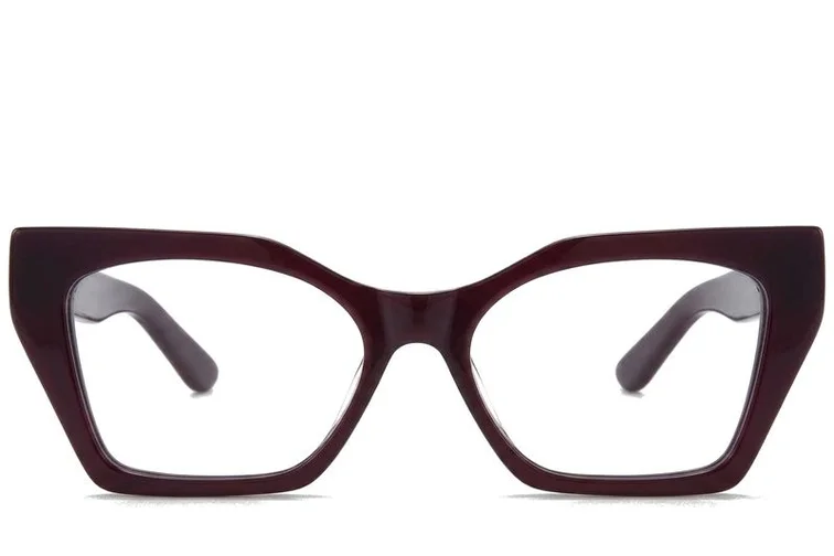 Butterfly Red Acetate Glasses #BS218-0544