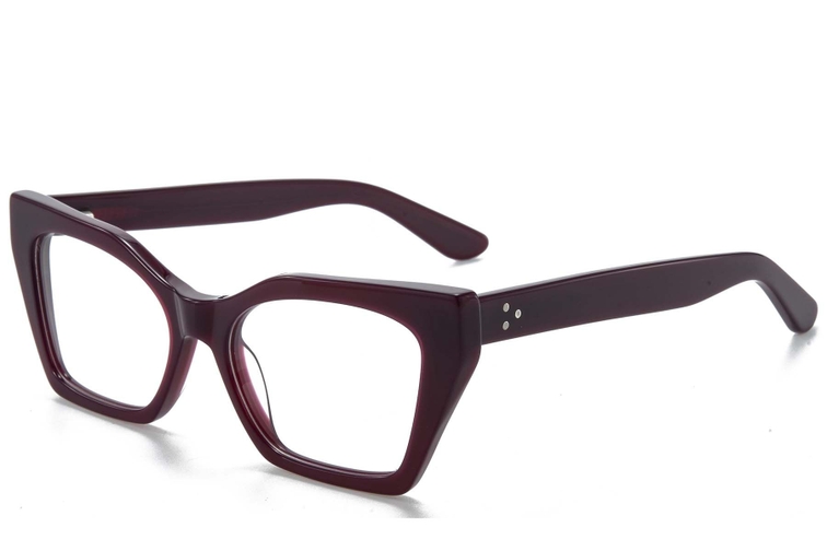 Butterfly Red Acetate Glasses #BS218-0544