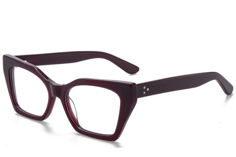 Butterfly Red Acetate Glasses #BS218-0544