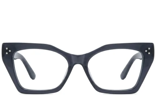 Lunettes en acétate gris papillon #BS218-0546