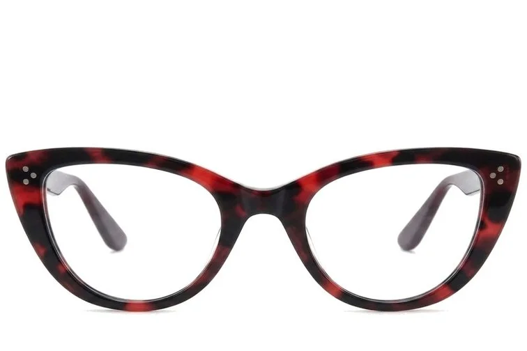 Butterfly Red Acetate Glasses #BS218-0550