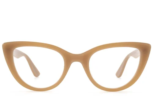 Lunettes papillon en acétate brun #BS218-0551