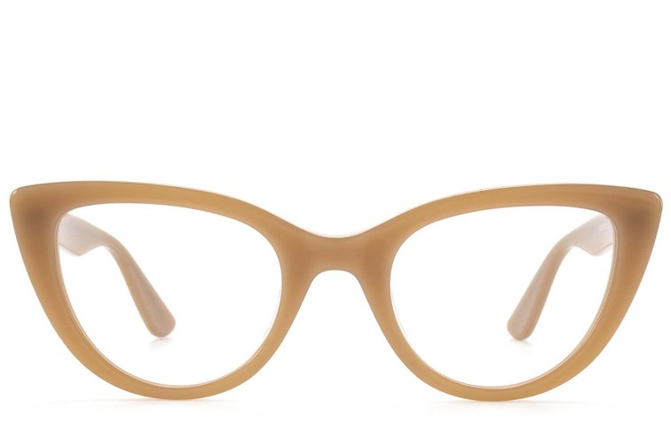 Lunettes papillon en acétate brun #BS218-0551