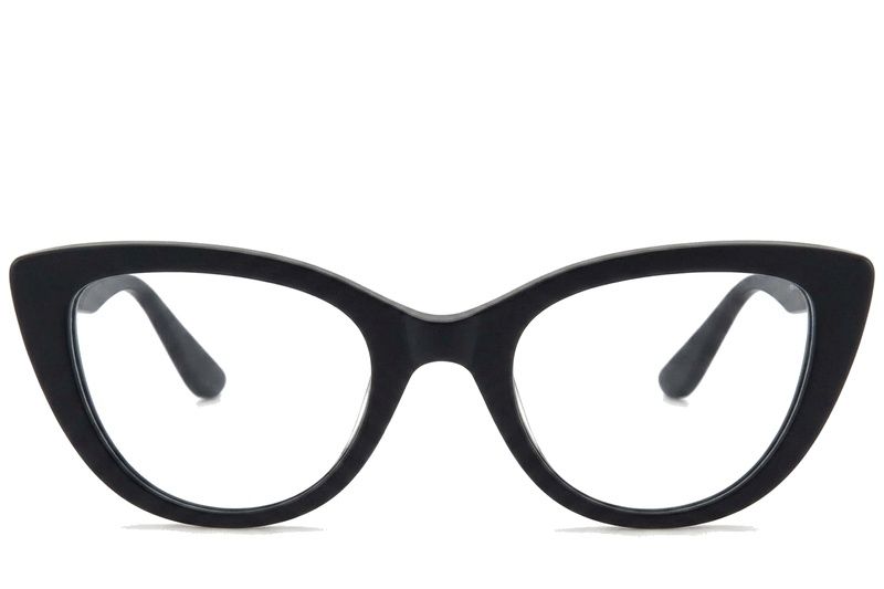 Butterfly Black Acetate Glasses #BS218-0552
