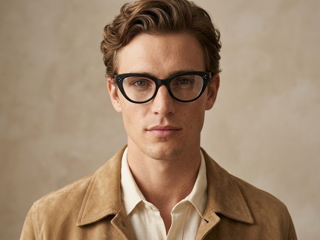 Butterfly Black Acetate Glasses #BS218-0552
