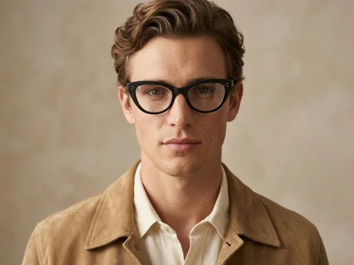 Lunettes papillon en acétate noir #BS218-0552