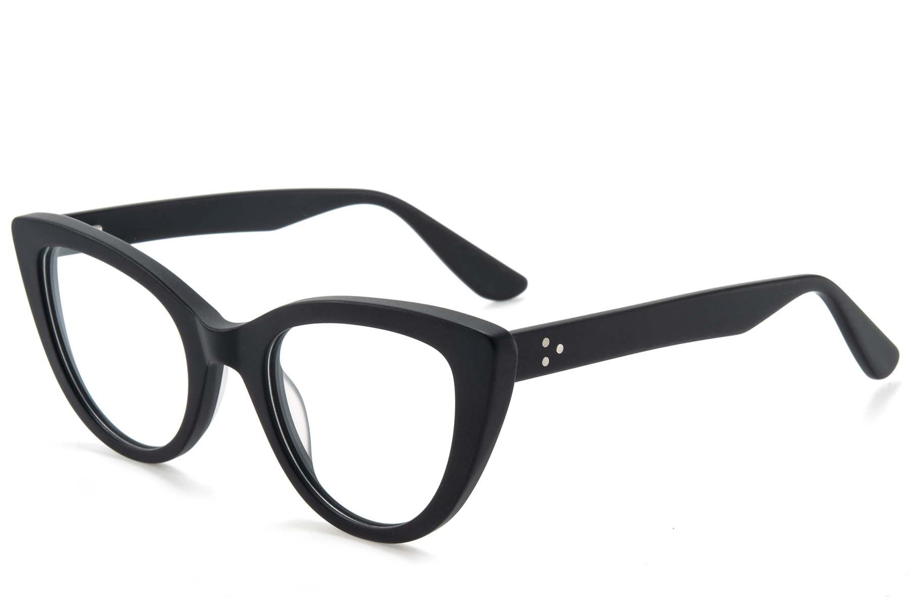 Butterfly Black Acetate Glasses #BS218-0552