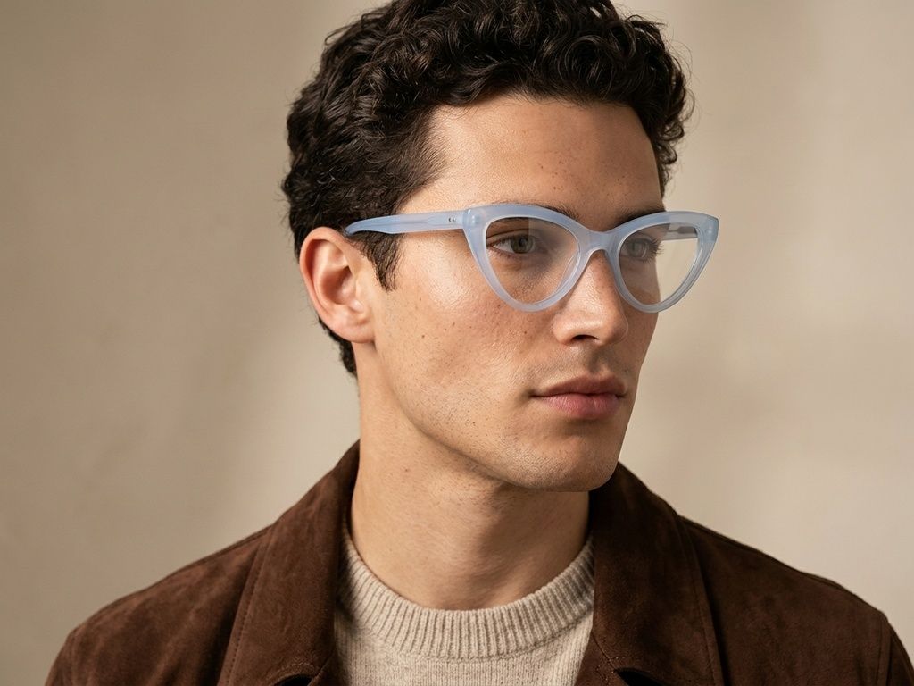 Butterfly Blue Acetate Glasses #BS218-0560
