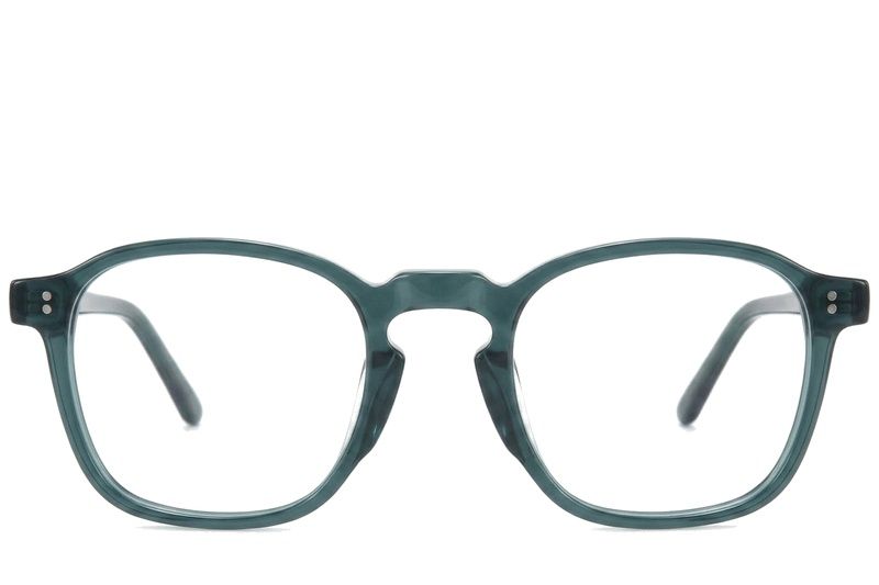 Oval Blue Acetate Glasses #BS218-0571