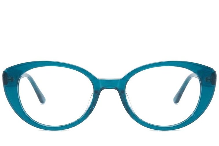 Lunettes en acétate bleu papillon #BS218-0581