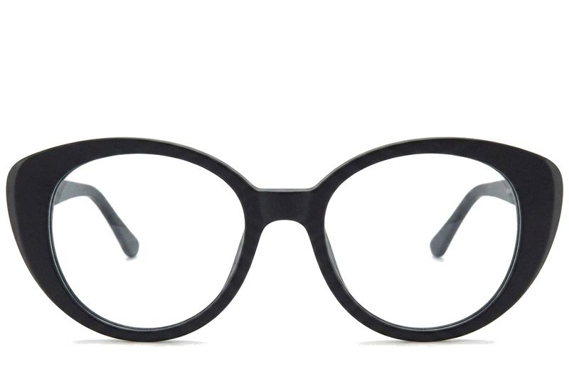 Butterfly Black Acetate Glasses #BS218-0582