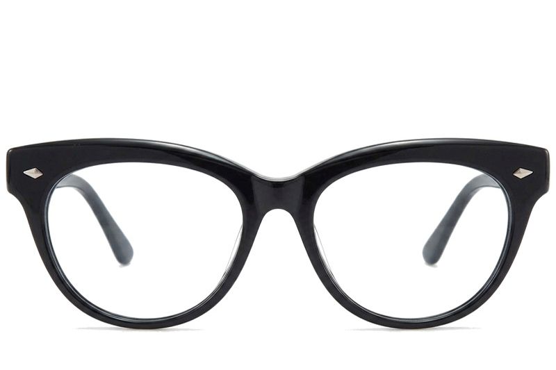 Butterfly Black Acetate Glasses #BS218-0583