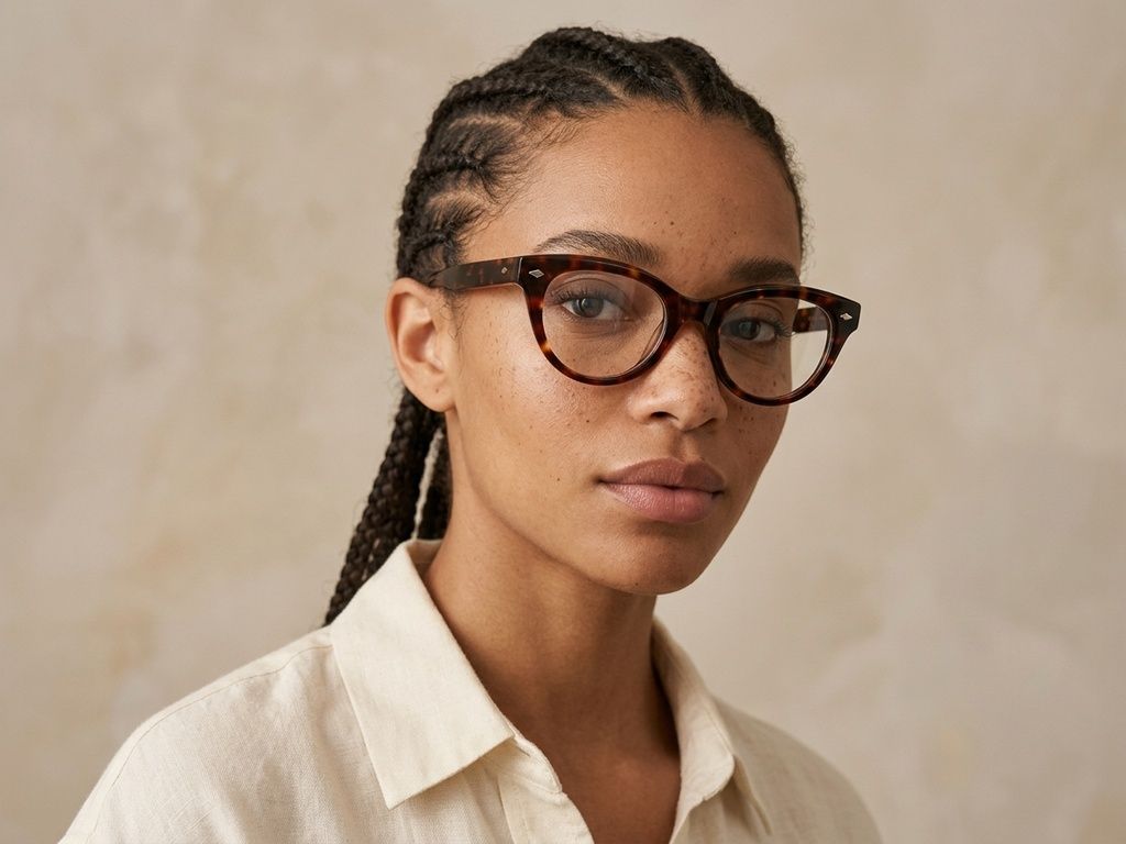 Butterfly Red Acetate Glasses #BS218-0585