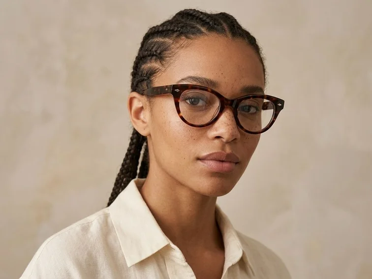 Butterfly Red Acetate Glasses #BS218-0585