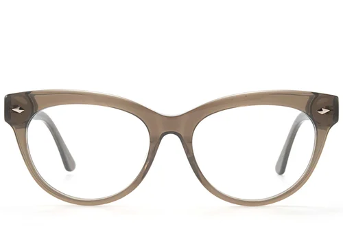 Lunettes papillon en acétate brun #BS218-0586