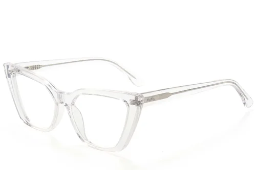 Verres en acétate transparent papillon #BS218-0589