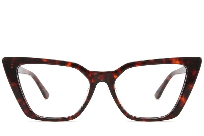 Butterfly Red Acetate Glasses #BS218-0590