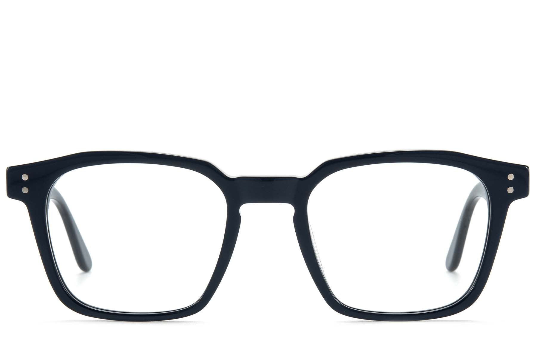 Rectangular Blue Acetate Glasses #BS218-0594