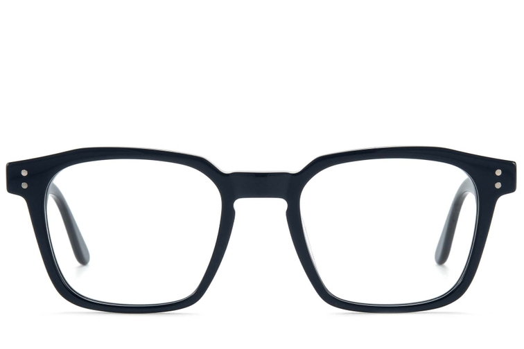 Rectangular Blue Acetate Glasses #BS218-0594