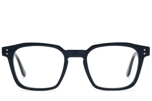 Rectangular Blue Acetate Glasses #BS218-0594