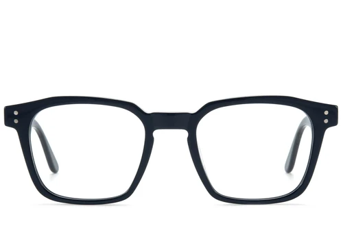 Rectangular Blue Acetate Glasses #BS218-0594