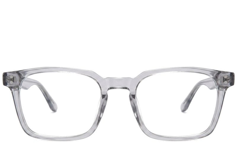 Rectangular Grey Acetate Glasses #BS218-0596