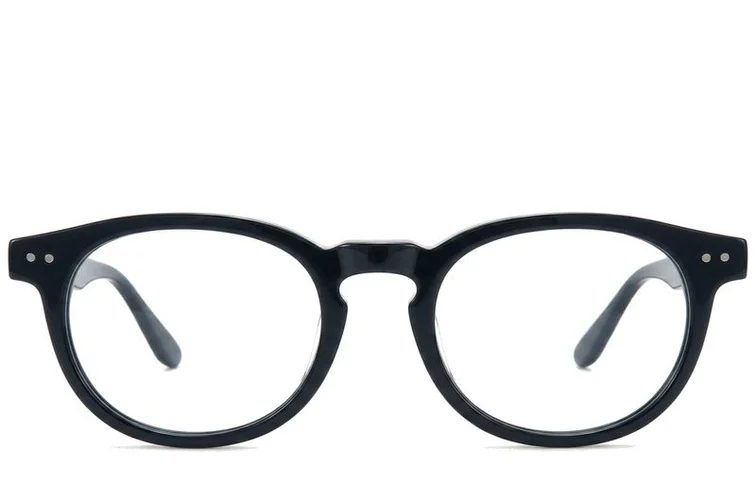 Occhiali ovali in acetato blu #BS218-0599