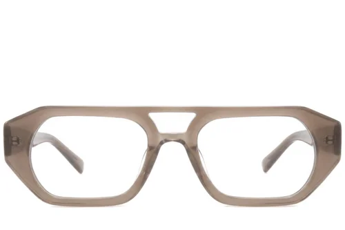 Lunettes aviateur en acétate marron #BS218-0616