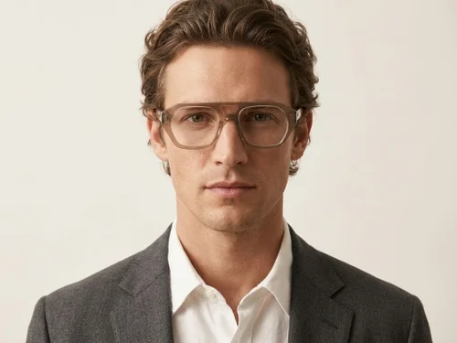 Lunettes aviateur en acétate marron #BS218-0616