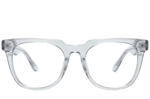 Verres ovales transparents en acétate #BS218-0621