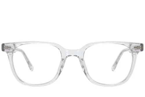 Verres ovales en acétate transparent #BS218-0634