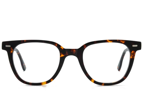 Lunettes ovales en acétate écaille de tortue #BS218-0635