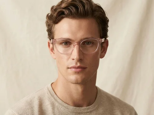 Lunettes en acétate rose papillon #BS218-0646