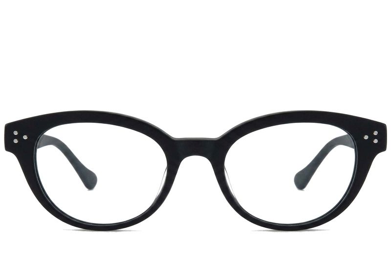 Butterfly Black Acetate Glasses #BS218-0647