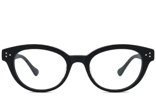 Lunettes papillon en acétate noir #BS218-0647