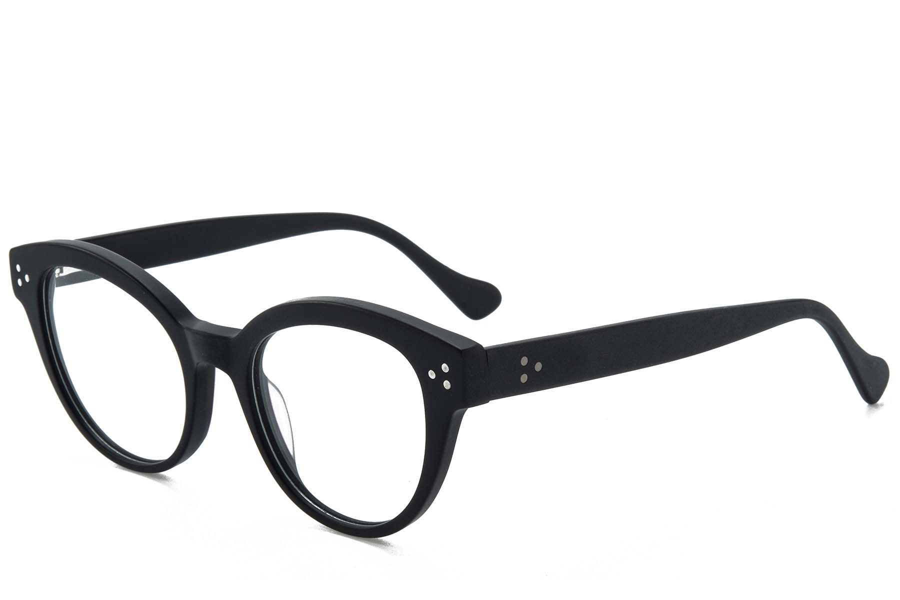Butterfly Black Acetate Glasses #BS218-0647