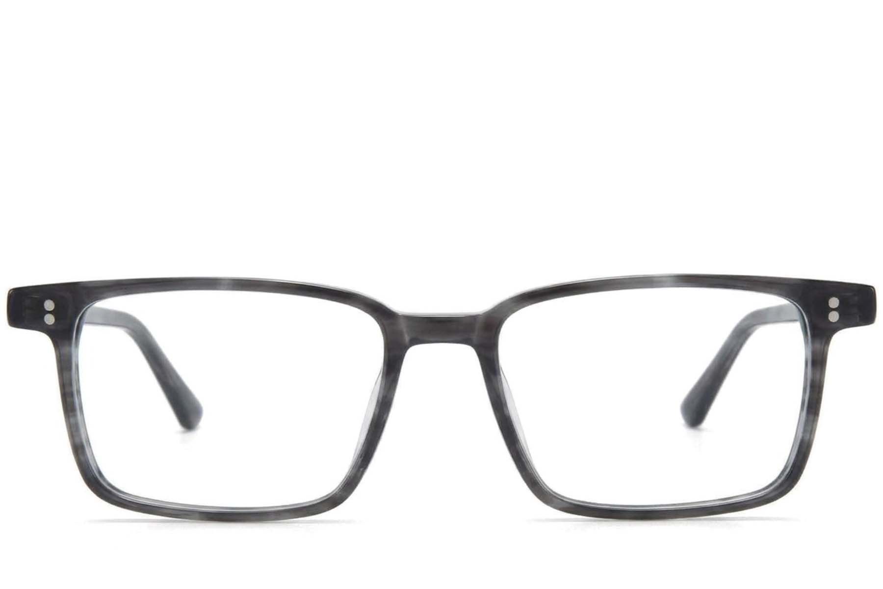 Vasos rectangulares de acetato gris #BS218-0709