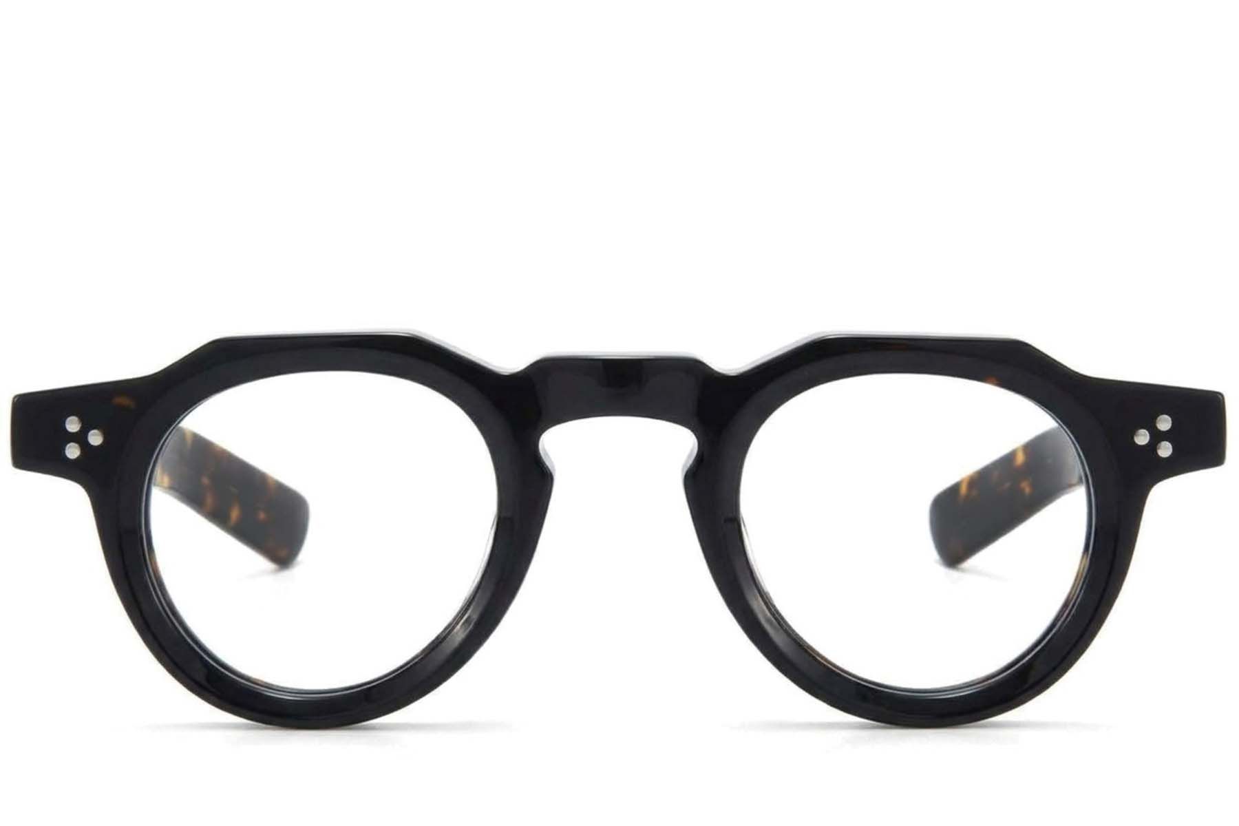 Lunettes ovales en acétate écaille de tortue #BS218-0717