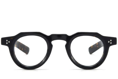Lunettes ovales en acétate écaille de tortue #BS218-0717