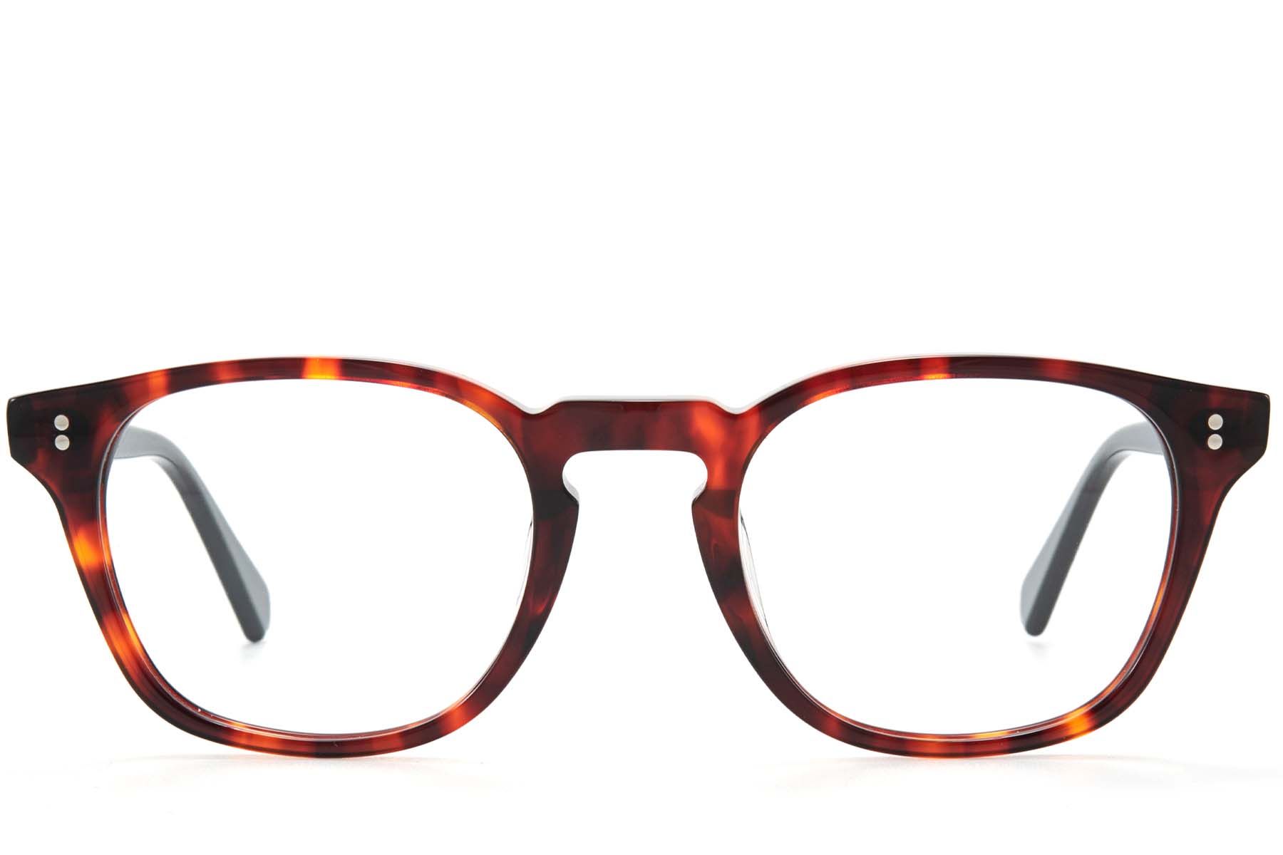 Bicchieri rettangolari in acetato rosso #BS218-0722