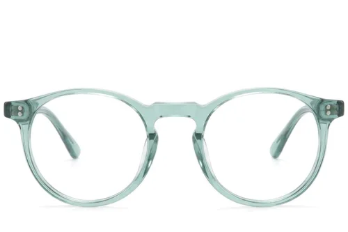 Verres ovales en acétate vert #BS218-0732