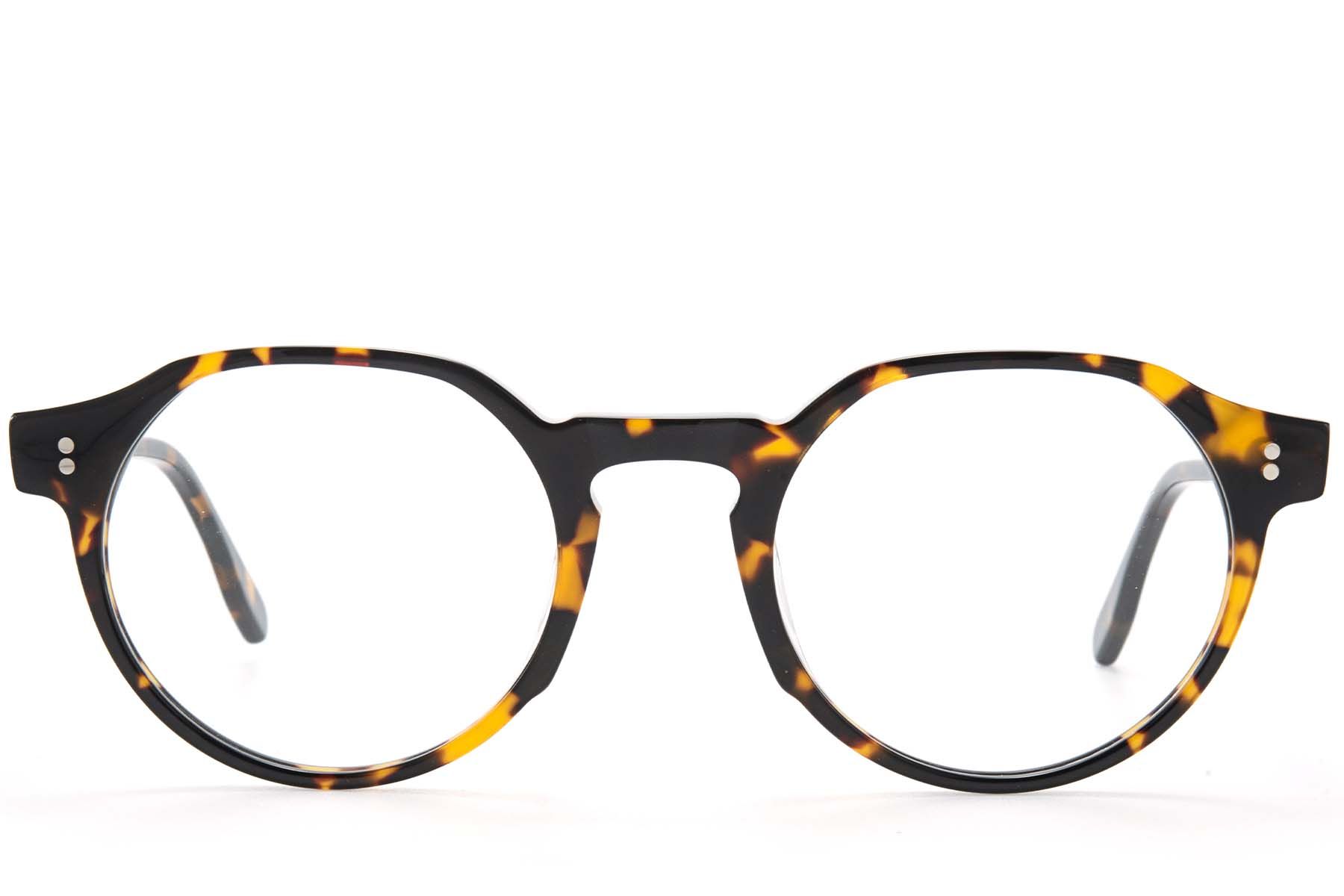 Oval Tortoiseshell Acetate Glasses #BS218-0738