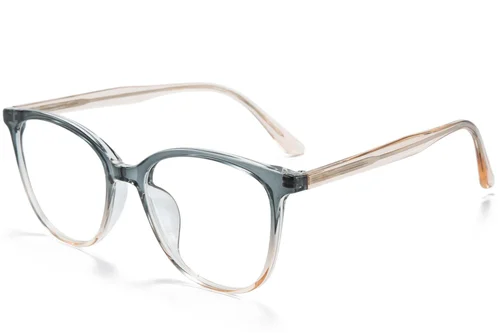 Lunettes ovales vertes TR90 #BS218-0749