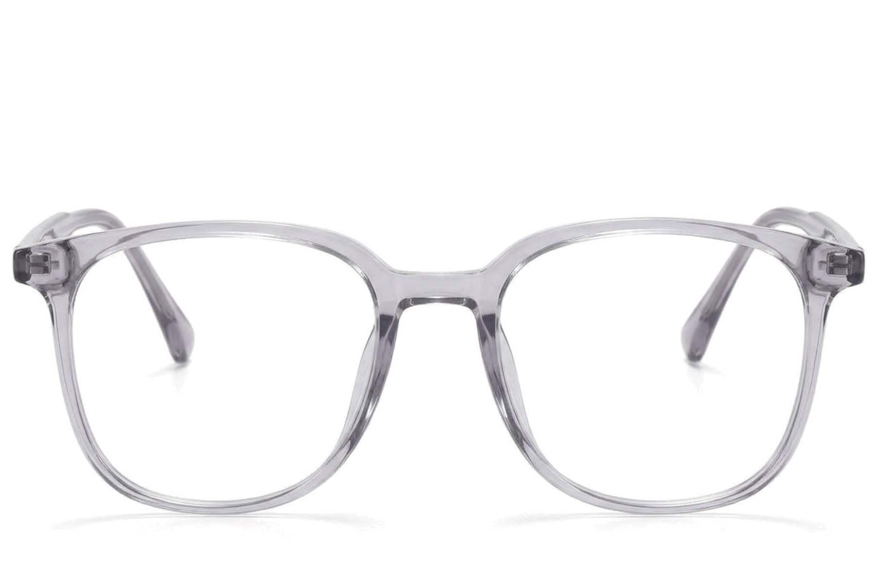 Rechteckige graue TR90-Brille #BS218-0751